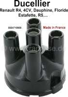Renault - Ducellier, distributor cap, small diameter, low overall height (distributor Ducellier 1392