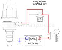 Renault - Ignition all-electronically. Suitable for Renault R4 (1108cc), R5, Estafette. With vacuum 