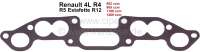 renault intake exhaust manifold seal inlet r4 P82011 - Image 1