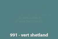 Renault - paint 1000ml, R4, colour code 991 vert shetland,, must be mixed with hardener! 2 parts pai