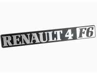 renault luggage compartment lid attachments rear doors r4 f6 emblem 2 series made plastic P87960 - Image 1