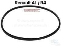Alle - R4, rear window seal. Suitable for Renault R4 sedan. The seal is mounted without sealing t