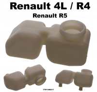 Brake fluid reservoir for dual circuit brake system. Suitable for Renault R4 +