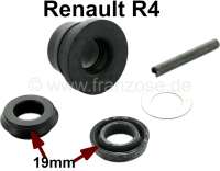 Renault - R4, master brake cylinder sealing set (single circuit brake system). For piston diameters: