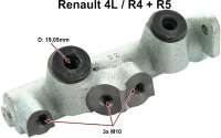 renault main brake cylinder r4r5 master dual circuit system bendix disc P84073 - Image 1