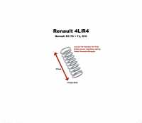 renault main brake cylinder r4r5r16 power controller tension spring load dependent actuation this is P84385 - Image 1