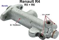 renault main brake cylinder r4r5r6 master single circuit system bendix P84070 - Image 1