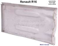 Renault - R16, splash wall in front on the right (repair sheet metal). Suitable for Renault R16. Mad