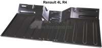 Renault - R4, Floor pan completely, inside in front (between cross bar under the seats and the front