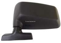 Renault - R4, Mirror on the left (plastic housings, black). Suitable for Renault R4, final version. 