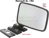 renault r4 mirror on right plastic housings black P87194 - Image 1