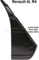 Renault - R4, Side wall sheet metal in front on the right (between A-post and fender). Suitable for 