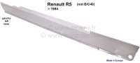 renault r5 box sill external sheet metal on left P87346 - Image 1
