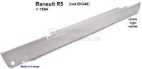 renault r5 box sill external sheet metal on right P87347 - Image 1