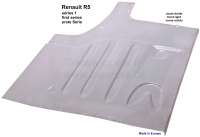 Renault - R5, floor pan in front on the right, Renault R5, 1 series. Reproduction with all flanges a