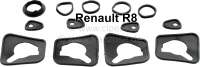 Renault - R8, sealing rubber set for the door handles. Suitable for Renault R8.