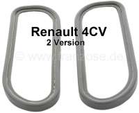 Citroen-2CV - 4CV, taillight cap rubber set, 2 version. Suitable for Renault 4CV, 2 version.