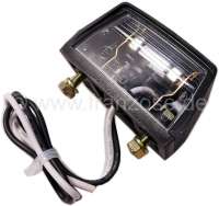 Alle - R4, complete license plate light. Suitable for Renault R4, last version. Or. No. 770136537