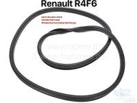 Renault - R4 F6, Windscreen seal. Attention, this gasket only fits Renault R4 F6. Not suitable for R