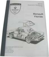 renault repair manual service reprint floride r1092 342 sides P88153 - Image 1