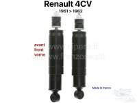 Citroen-2CV - 4CV, shock absorber front (2 fittings). Suitable for Renault 4CV, of year of construction 