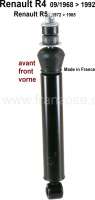 Renault - R4/R5, shock absorber front (1 piece). Suitable for Renault R4, of year of construction 09