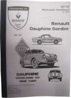 renault spare part catalogue parts catalog reprint dauphine gordini P88158 - Image 1