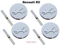 renault tires rims r5 rim hub cover alpine 1 set 4 P87397 - Image 1