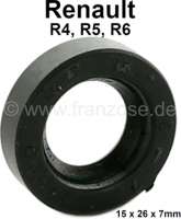 Renault - Shaft seal primary shaft. Dimension: 15 x 26 x 7mm. Suitable for Renault R4, R5, R6. Made 