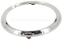 Renault - Dauphine/R8, Headlamp trim ring, from high-grade steel. Suitable for Renault Dauphine + R8