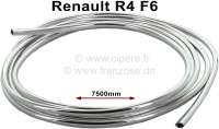 Renault - R4, Trim chromium-plates (from synthetic), for the rainwater gutter at the roof. Suitable 