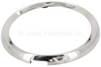 Renault - R4, Headlamp trim ring, from high-grade steel. Suitable for Renault R4, first version. Ver