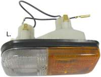 Alle - R4, indicator completely, front on the left. Color: white - orange. Suitable for Renault R