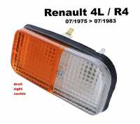 renault turn signal indoor lighting r4 indicator parking light complete front right colour white P85445 - Image 1