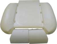 Renault - R17, foam material seat face for a front seat (3 parts). Suitable for Renault R17 + Alpine