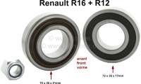 renault wheel bearings bearing set front axle r16 r12 P83092 - Image 1