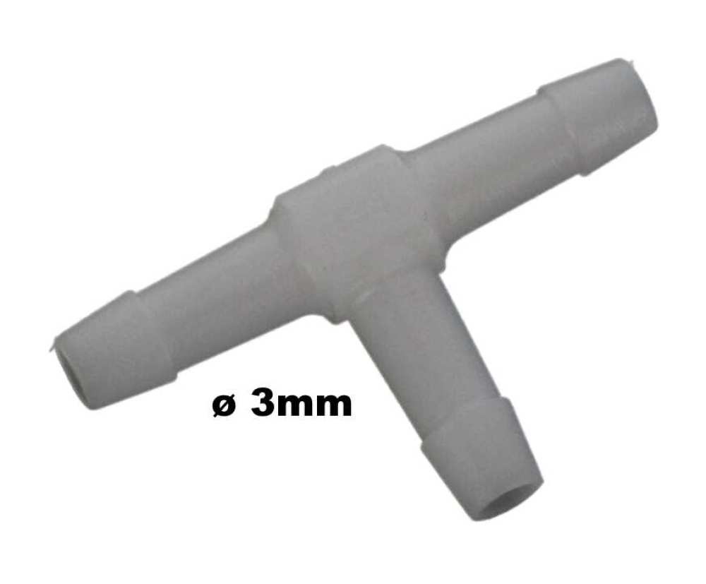 Renault - raccord 3 voies de durite d'essence 3mm. Également utilisable pour les tubes du lave-glac