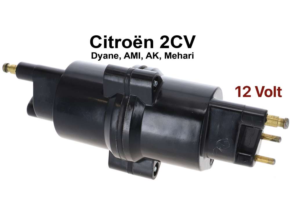 Citroen-2CV - bobine d'allumage, Citroën 2CV, 12 volts, refabrication. Nouvelle technologie dans un bo