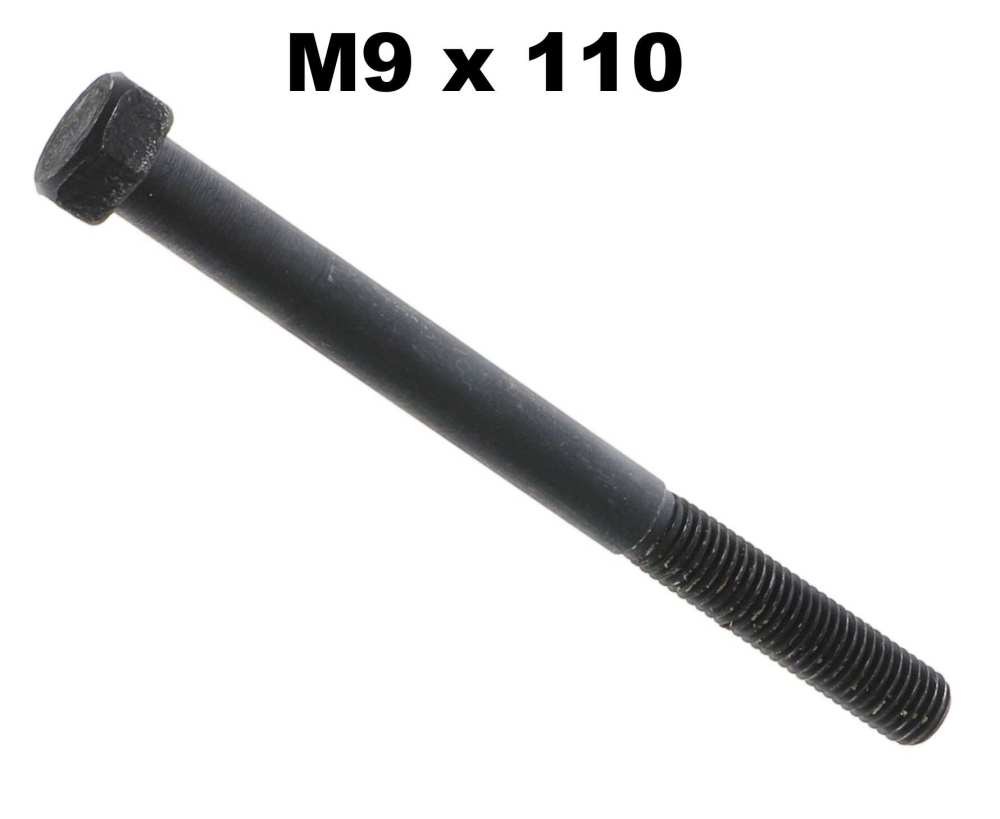 Citroen-DS-11CV-HY - Vis M9 de fixation d'alternateur sur la tubulure, 2CV6, longueur 110mm