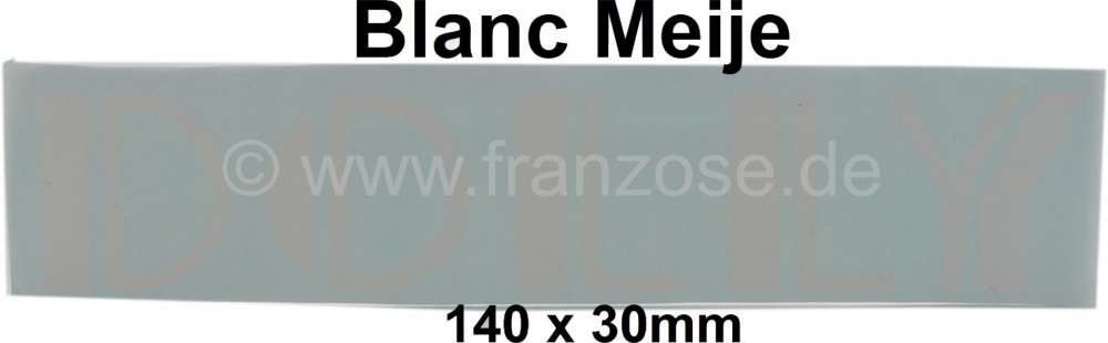 Alle - autocollant 2cv série spéciale, Citroën 2cv, Dolly, autocollant de volet d'aération se