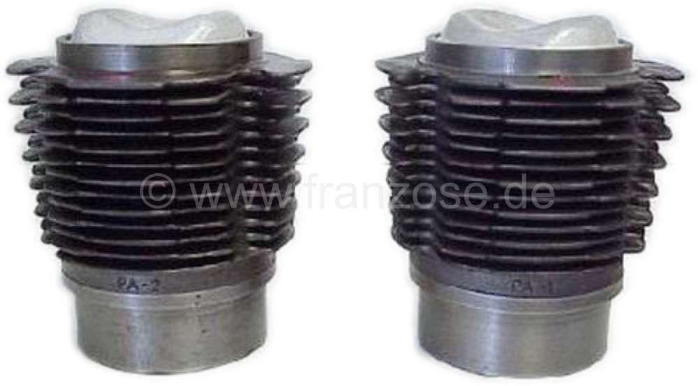 Citroen-2CV - pistons et chemises, Citroën 2CV6, Club, Charleston, Special, Dyane 6, Ami 6 et 8., moteu