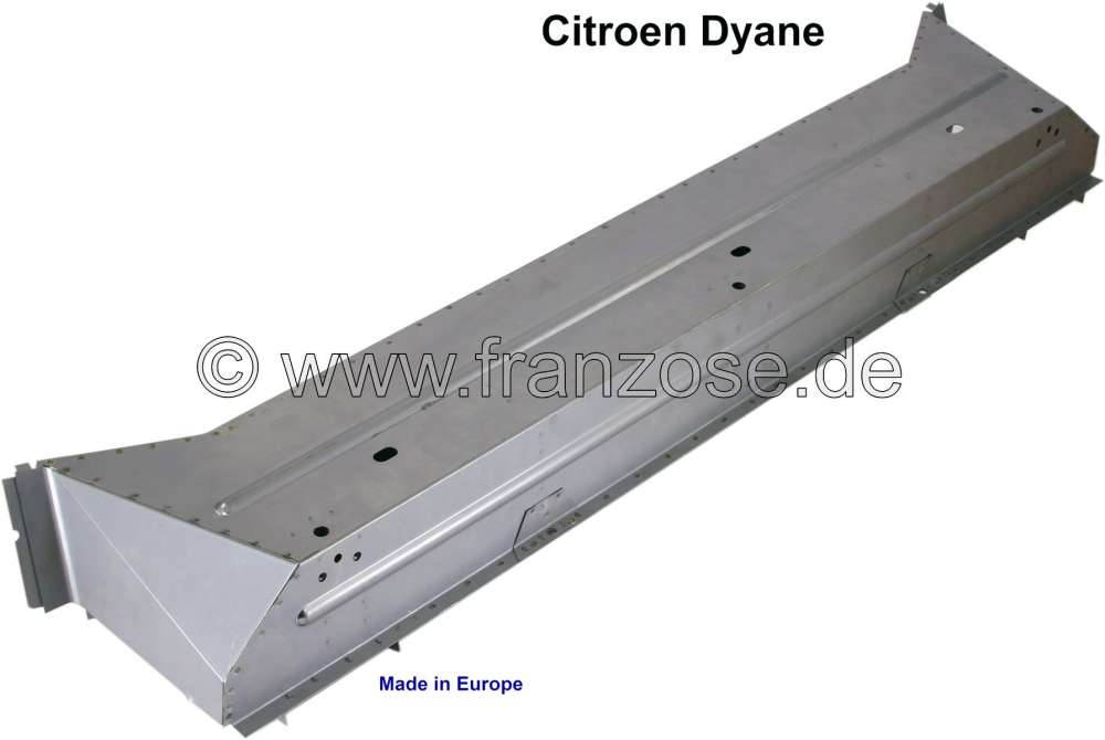 Citroen-2CV - caisson sous la banquette arrière, Citroën Dyane, n° d'origine AY831-202A dimension du 