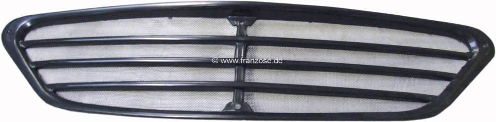 Citroen-2CV - calandre, Citroën Ami 8, calandre en plastique noire, refabrication de qualité médiocre