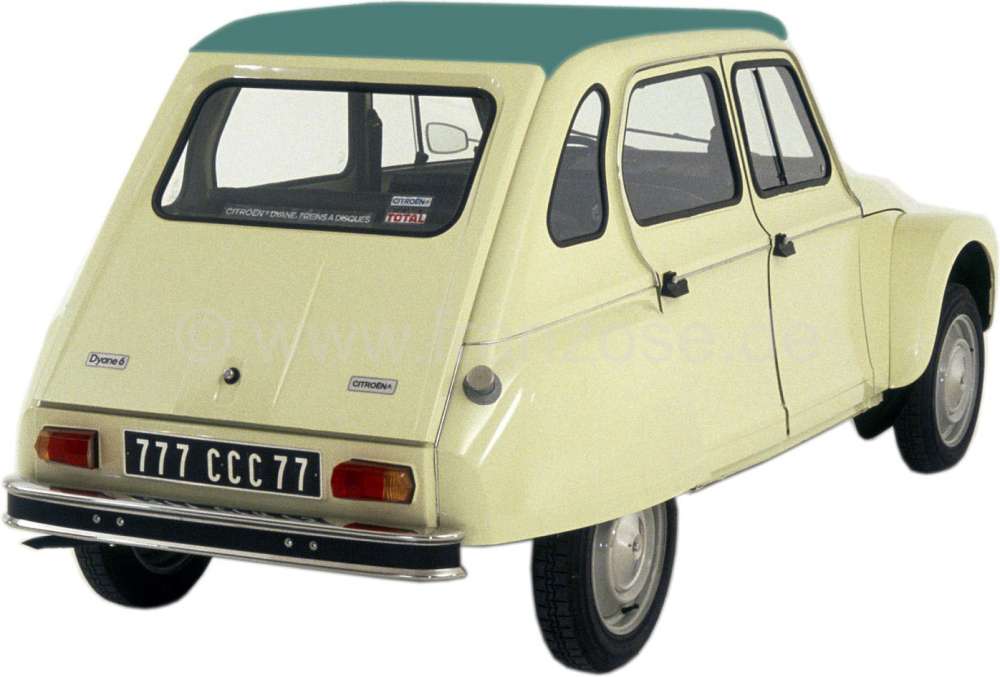 Citroen-2CV - capote, Dyane, vert agave. Made in France