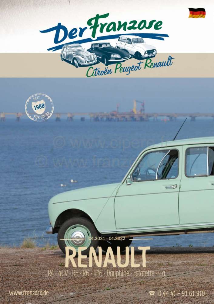 Sonstige-Citroen - catalogue allemand: Renault Katalog 2021. Kompleter Katalog DER FRANZOSE mit Bildern und P