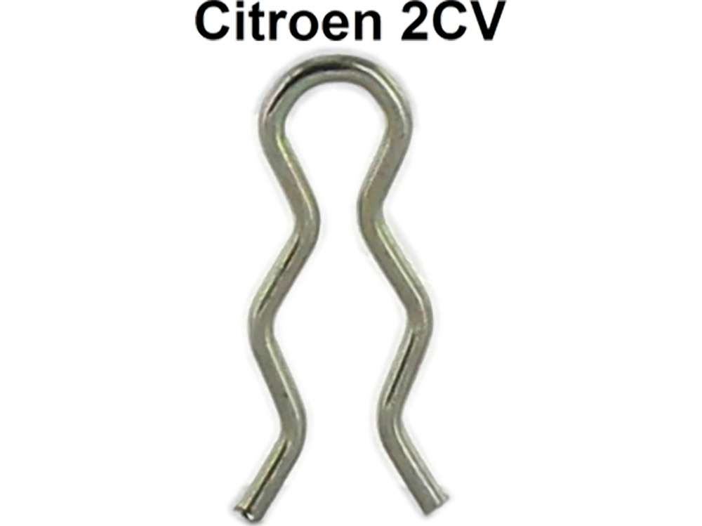Alle - volet d'aération, Citroën 2cv, épingle du mécanisme de volet d'aération sous pare-bri