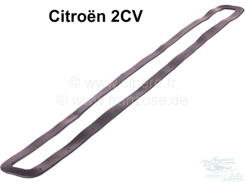 Citroen-2CV - volet d'aération, Citroën 2cv, joint caoutchouc du volet d'aération sous pare-brise, qu