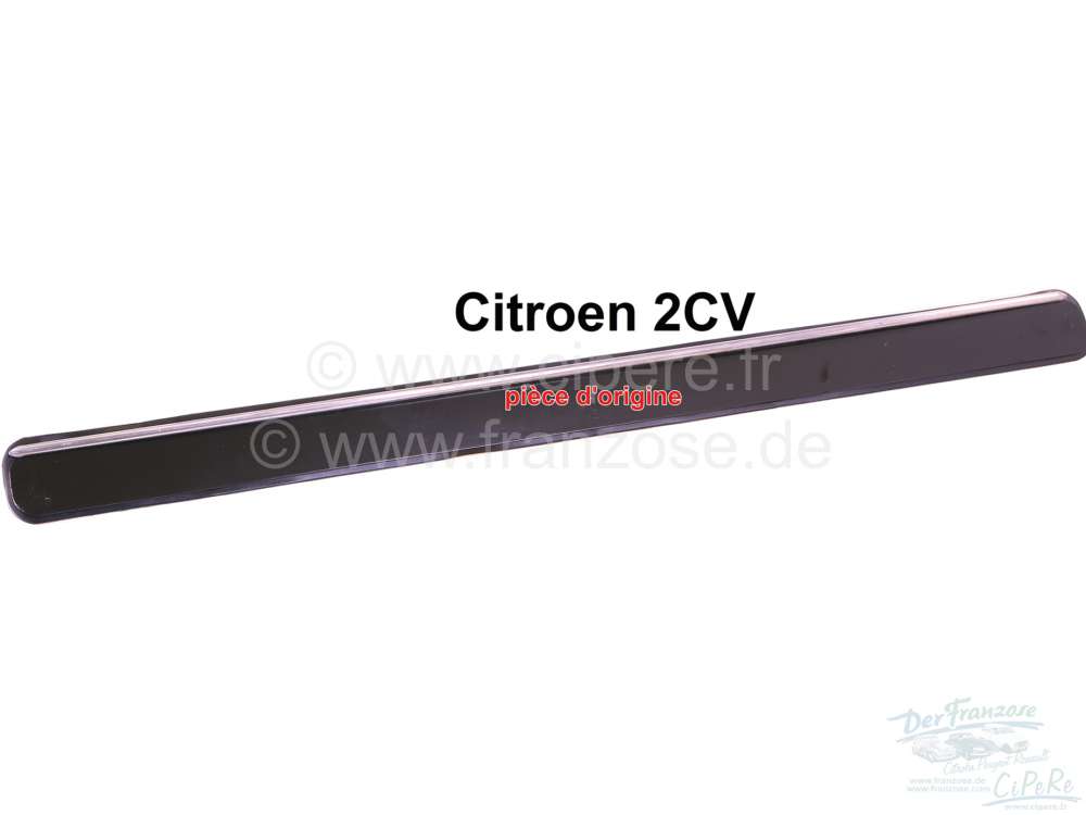 Citroen-2CV - volet d'aération sous pare-brise, 2CV, avec caoutchouc et baguette chromée, pièce d'ori