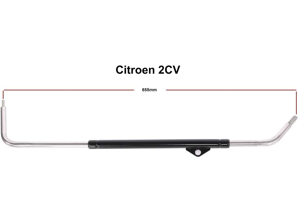 Citroen-2CV - commande de vitesse, Citroën 2CV4, 2CV6, complet, sans pommeau, refabrication. Attention: