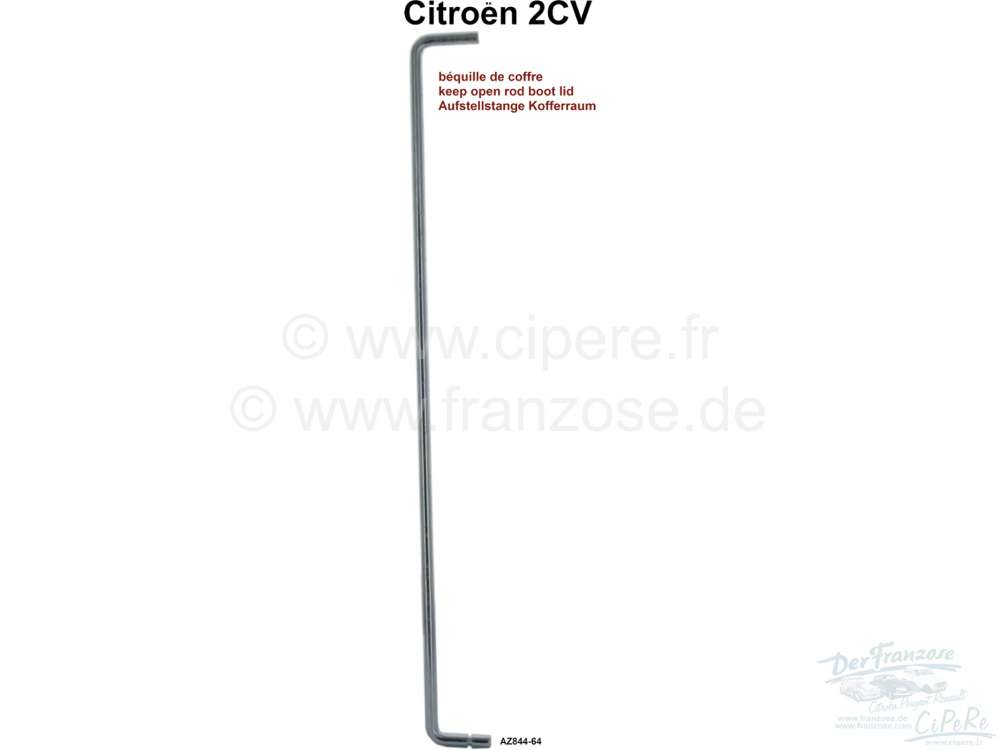 Citroen-2CV - béquille de coffre, 2CV
